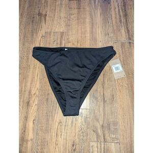 Nike Elevated Essential High Waist Black Bikini Bottom Size 2XL